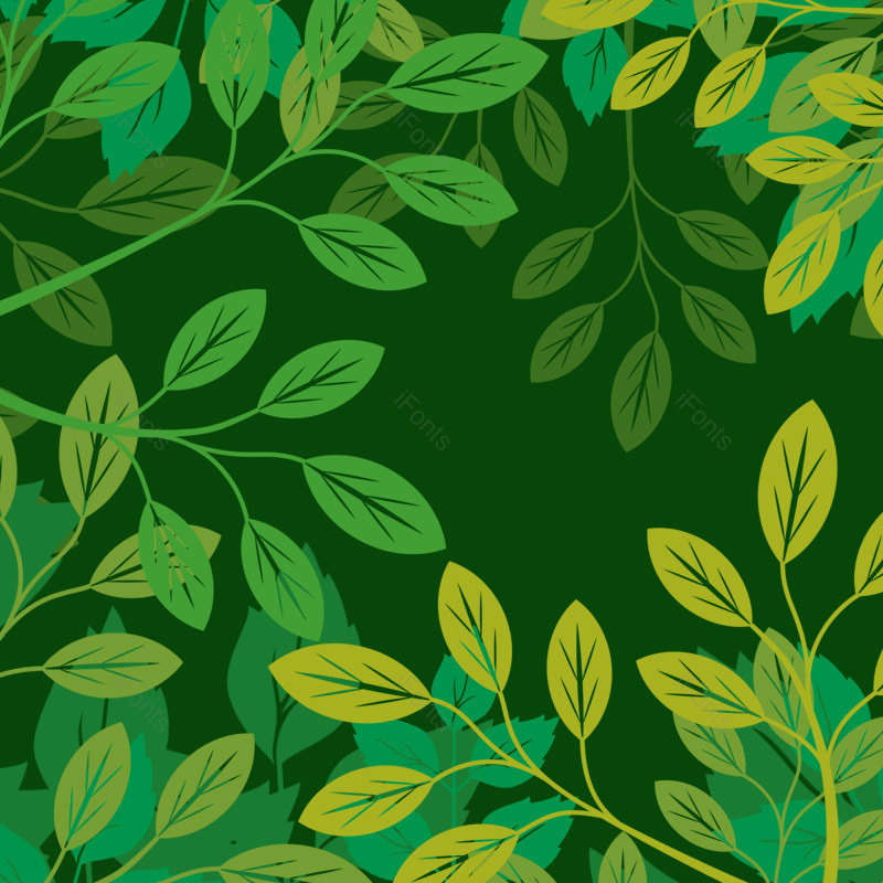 绿色装饰插画植物春季春天插画文艺背景,插画/手绘图,插画/手绘图库,插画/手绘图下载,插画/手绘